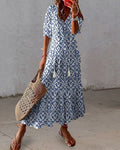 Simone Women's Maxi Dress – Bohemian Chic, Lightweight Cotton & Summery Ibiza Style