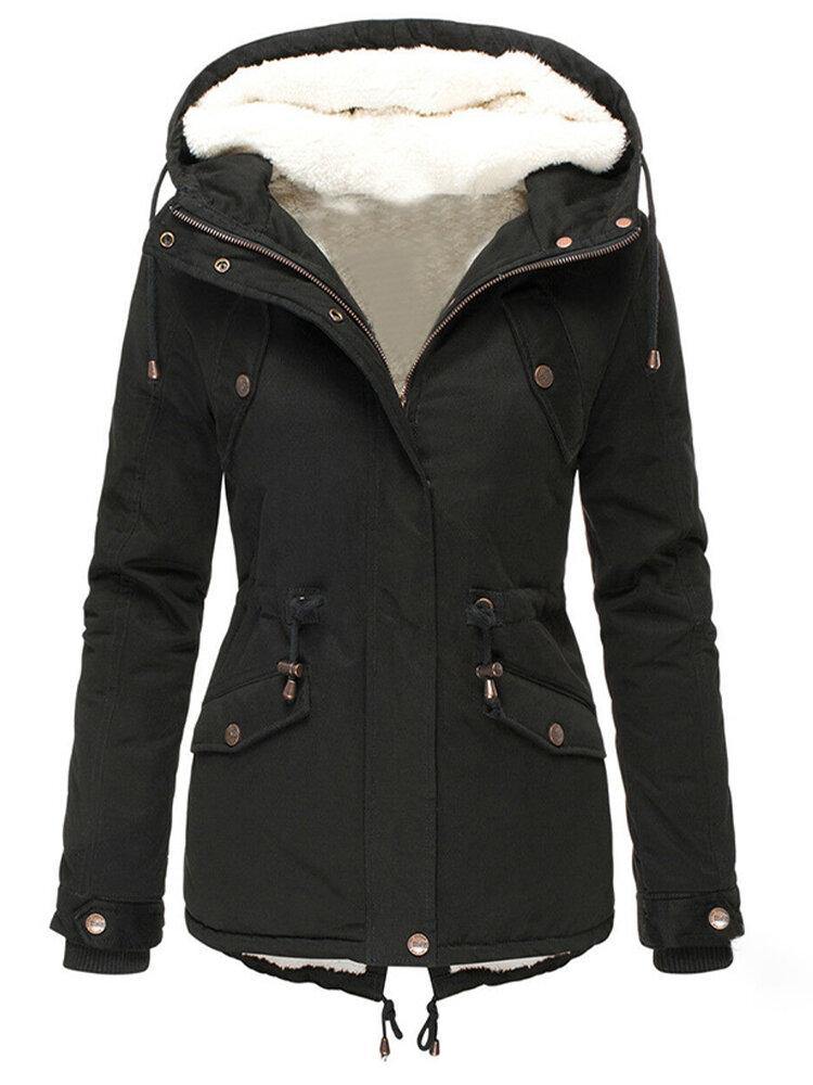Pilar Women's Winter Jacket – Warm Waterproof Hooded Coat with Soft Lining