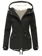 Pilar Women's Winter Jacket – Warm Waterproof Hooded Coat with Soft Lining