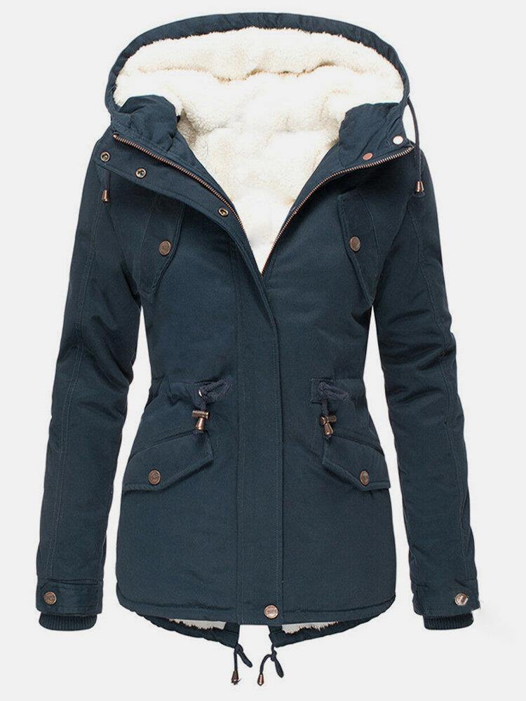 Pilar Women's Winter Jacket – Warm Waterproof Hooded Coat with Soft Lining