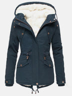 Pilar Women's Winter Jacket – Warm Waterproof Hooded Coat with Soft Lining