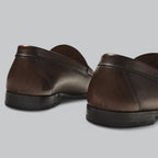 Joel Men’s Leather Loafers – Smart Casual Slip-On Moccasins with Lightweight Sole