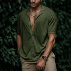Leandro Men’s Linen Shirt – Breathable Summer Button-Up with Relaxed Fit