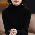 George Cashmere Turtleneck Sweater for Women – Premium Plush Knit for Warmth and Light Comfort