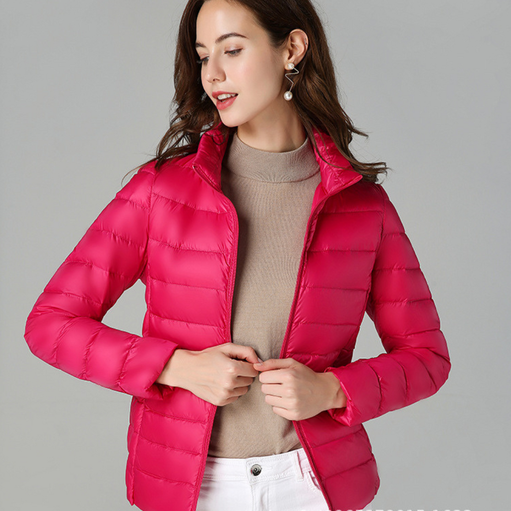 Olivia Women's Lightweight Waterproof Jacket – Packable Mid-Season Coat with Functional Pockets
