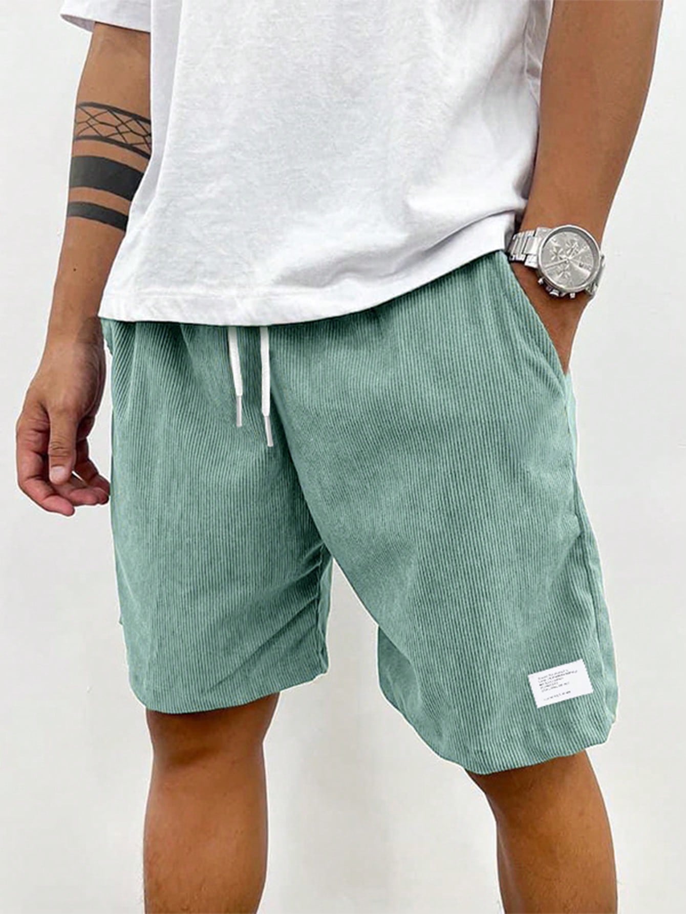 Oliver Men's Corduroy Shorts – Stretch Casual Summer Shorts
