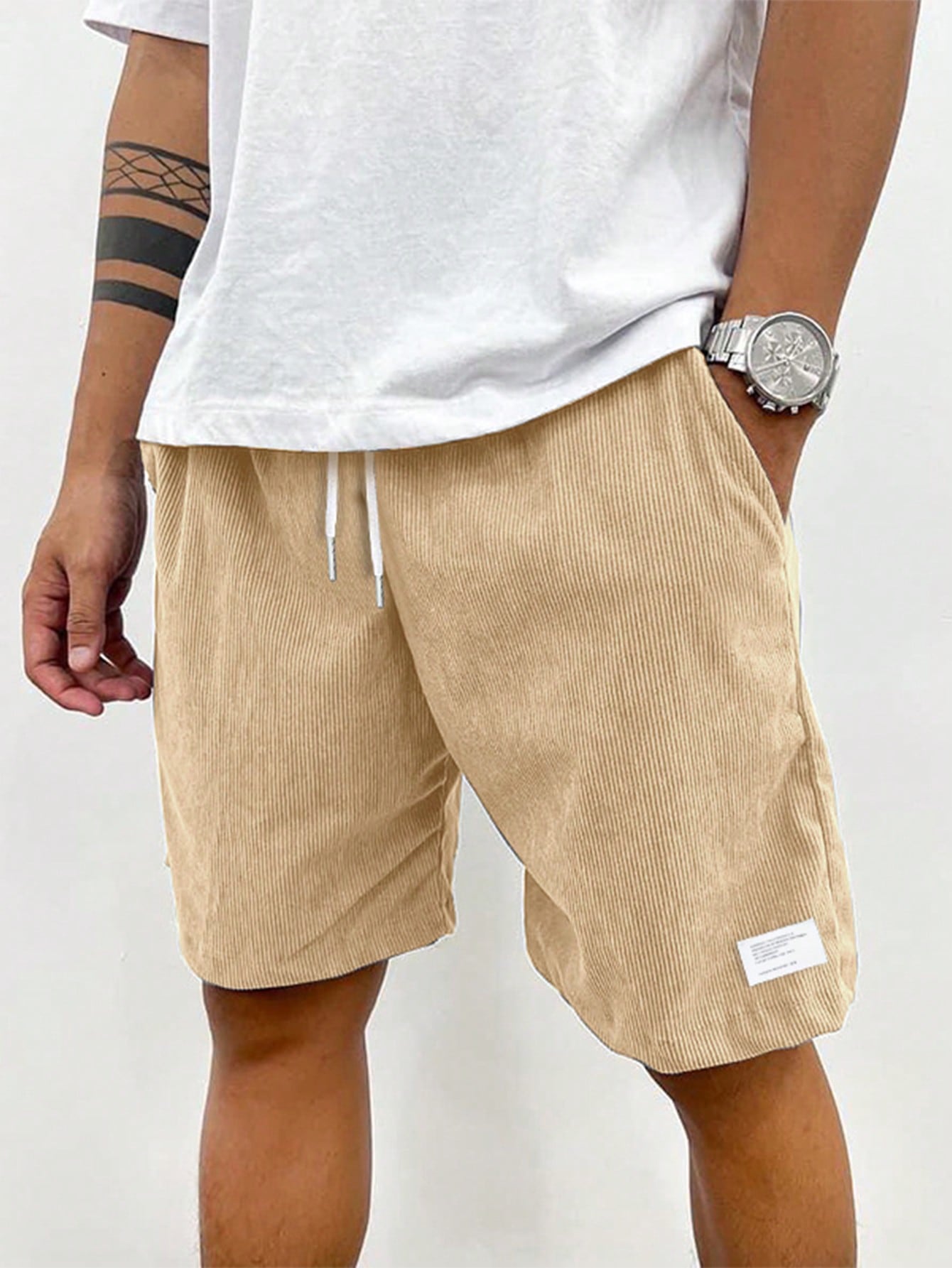 Oliver Men's Corduroy Shorts – Stretch Casual Summer Shorts