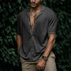 Leandro Men’s Linen Shirt – Breathable Summer Button-Up with Relaxed Fit