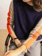 Christopher Women's Striped Sweater – Fitted Cut, Graphic Style & Cozy Cotton