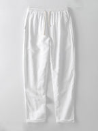 Marta Men's Summer Two-Piece Set – Breathable Linen-Feel Style with Short-Sleeve Design & Easy-Fit Trousers