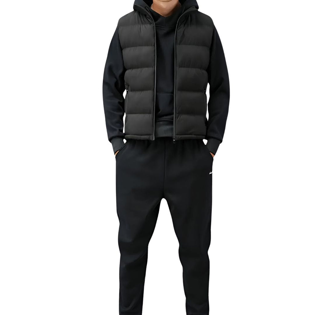 Sophie Men's Vest – Lightweight, Waterproof Sleeveless Puffer with High Zip Collar