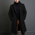 Richard Men's Wool Coat – Classic Cut with Insulating, Durable Fabric & Timeless Design
