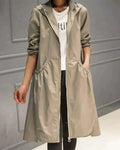 Millie Women’s Long Rain Coat – Waterproof Breathable Jacket with Elegant Fit