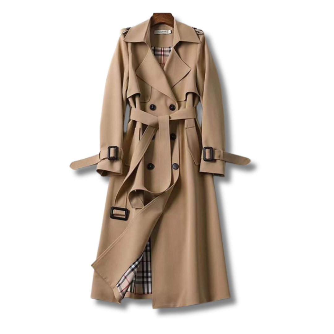 Charlotte Women's Trench Coat – Chic, Versatile Long Coat Built for Every Season
