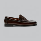 Hugo Men's Leather Loafers – Slip-On Dress Shoes with Rubber Sole