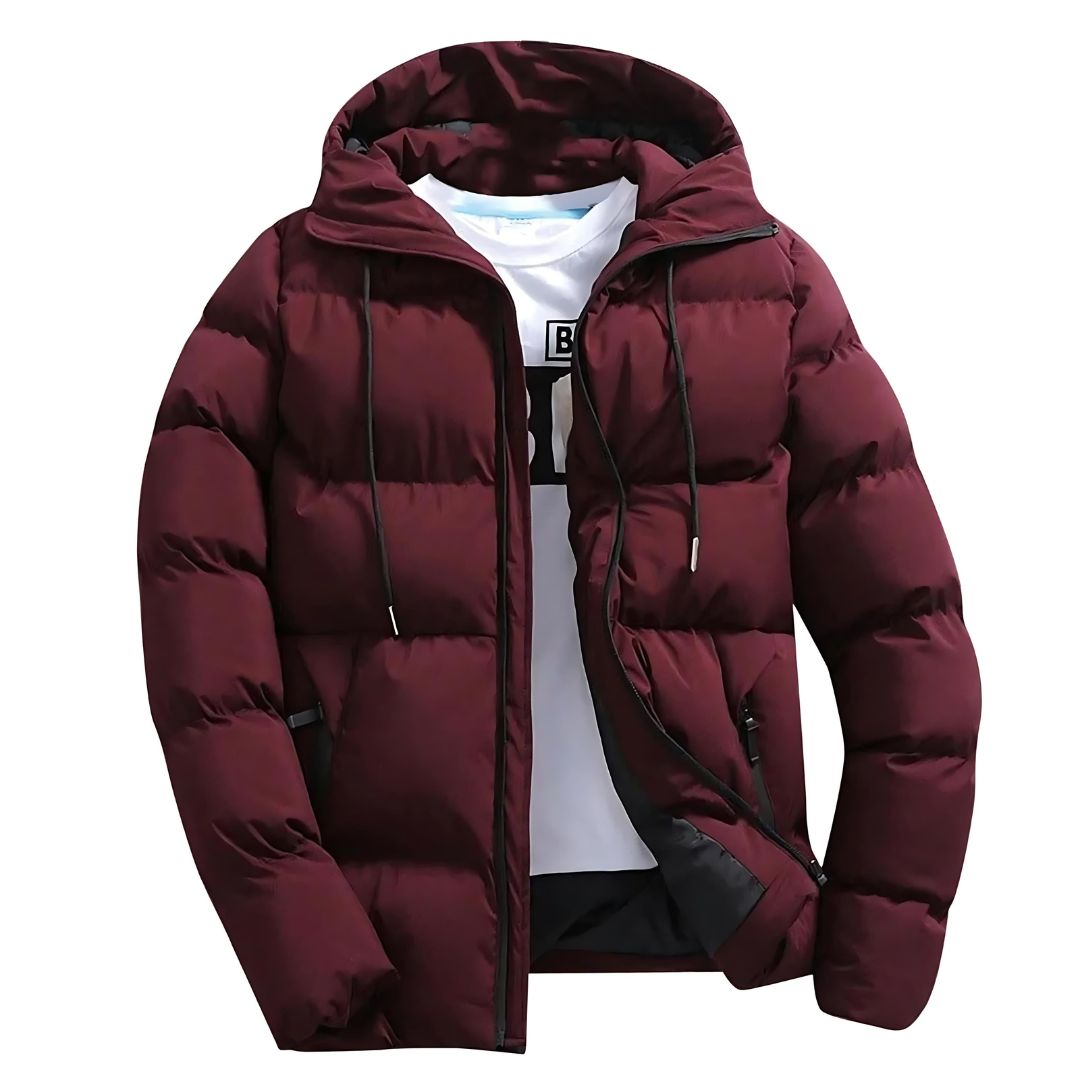 Sebastian Men's Waterproof Winter Parka – Insulated Hooded Coat for Cold Weather