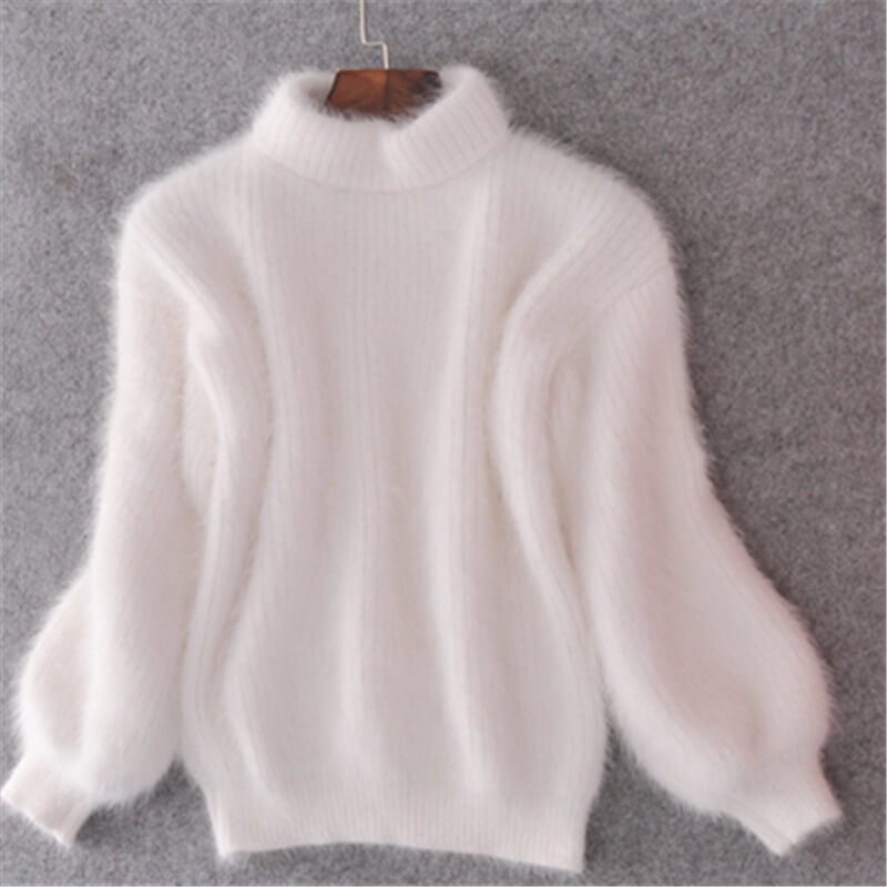 Madeline Women's Relaxed Knit Wool Sweater – Soft Loose-Fit Pullover with Timeless Style