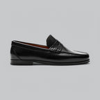 Hugo Men's Leather Loafers – Slip-On Dress Shoes with Rubber Sole