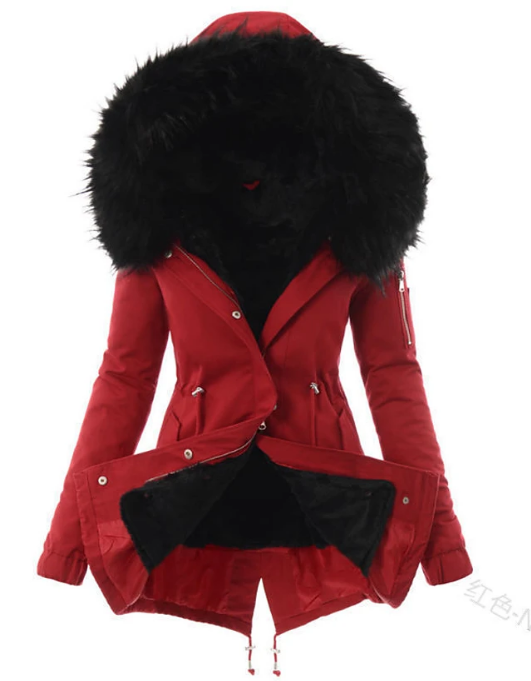 Hazel Women's Insulated Winter Coat – Long Warm Jacket with Thermal Protection & Elegant Fit