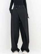 Kaia Women's Wide-Leg Relaxed Trousers in Soft Breathable Fabric
