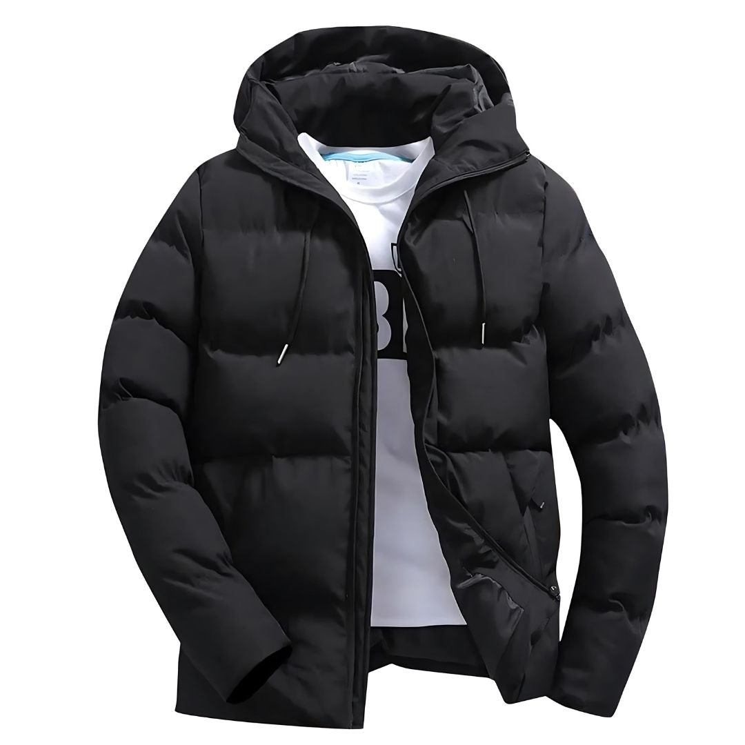 Sebastian Men's Waterproof Winter Parka – Insulated Hooded Coat for Cold Weather