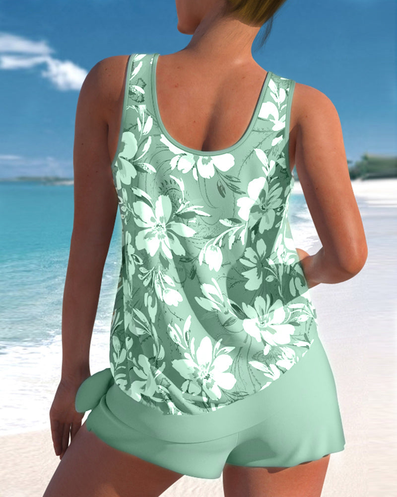 Bronwyn Women's Tankini – Cozy 2-Piece Swimsuit with Padded Cups & Flattering Fit