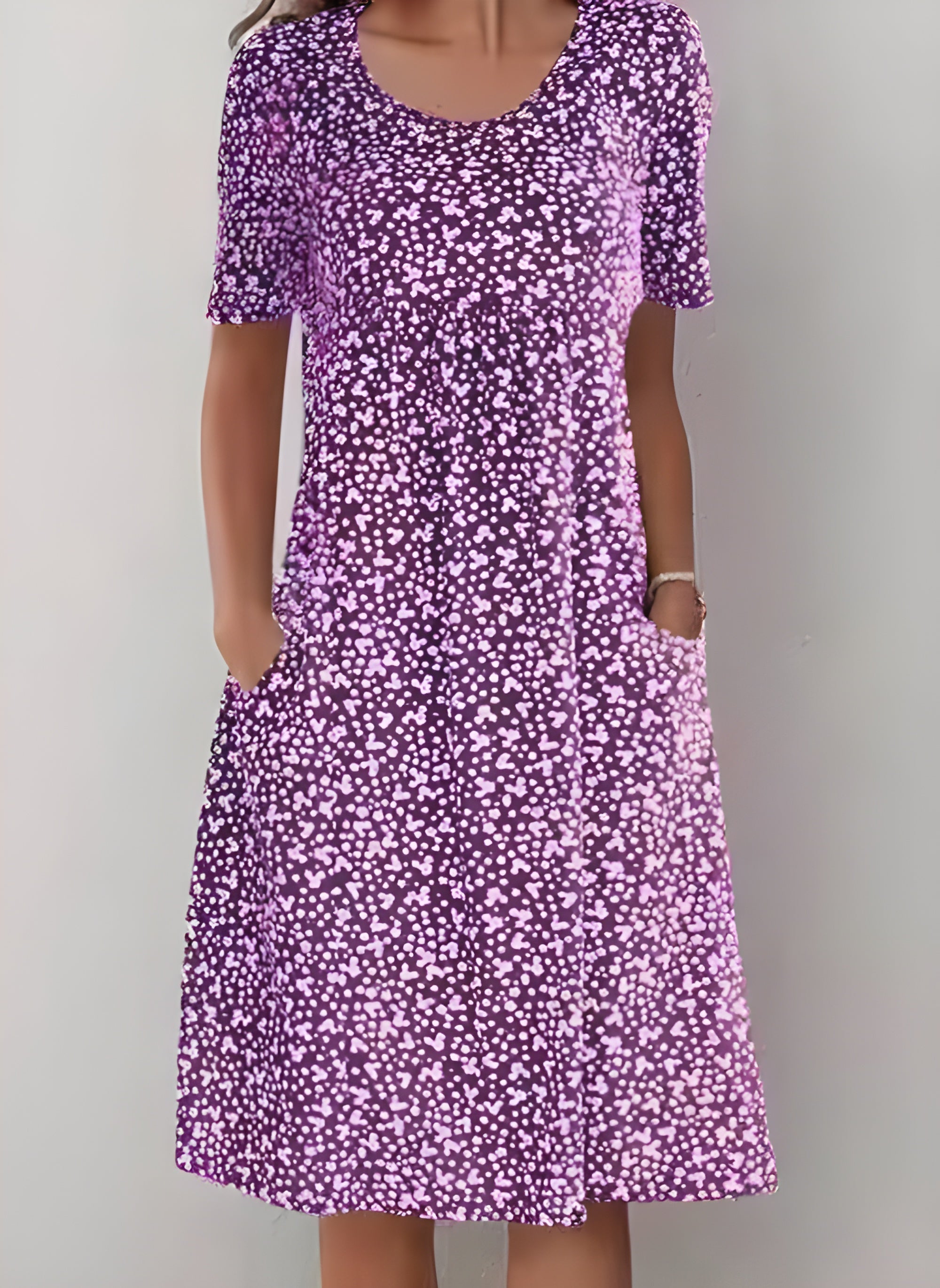 Elowen Women's Lightweight Summer Dress with Elegant Relaxed Silhouette