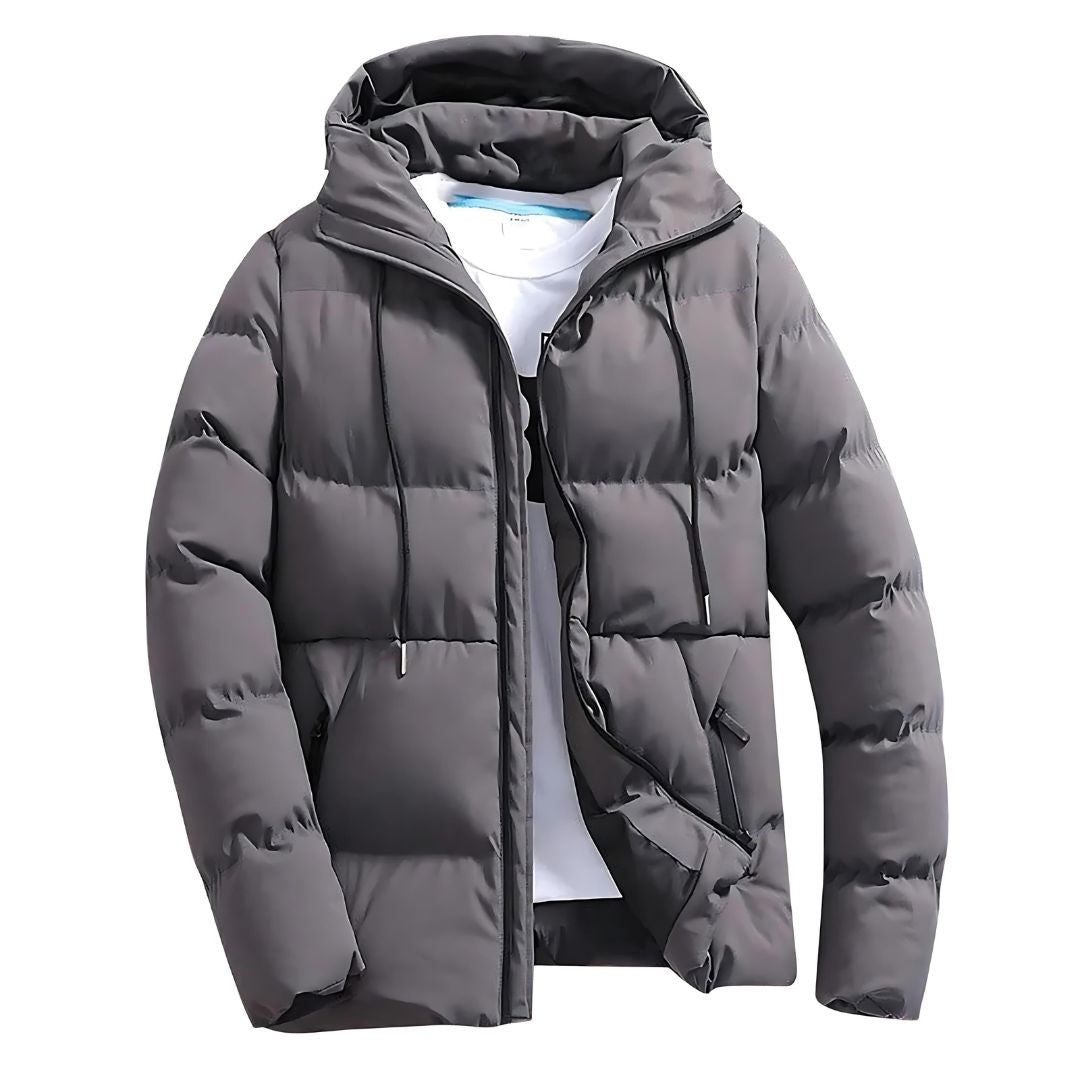Sebastian Men's Waterproof Winter Parka – Insulated Hooded Coat for Cold Weather