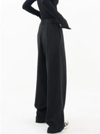 Kaia Women's Wide-Leg Relaxed Trousers in Soft Breathable Fabric