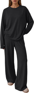 Alfred Women's Two-Piece Lounge Set – Longline Top & Wide-Leg Pants with Handy Pockets