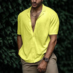 Leandro Men’s Linen Shirt – Breathable Summer Button-Up with Relaxed Fit
