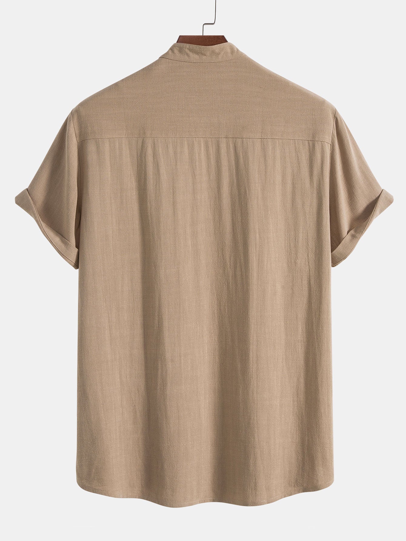 Vincent Men's Linen-Blend Summer Set – Short Sleeve Shirt & Relaxed Pants Outfit
