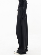 Mariel Women’s Wide-Leg Pants – High-Waist Asymmetric Baggy Trousers