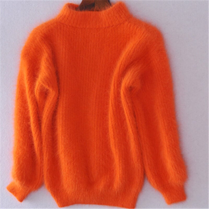 Madeline Women's Relaxed Knit Wool Sweater – Soft Loose-Fit Pullover with Timeless Style