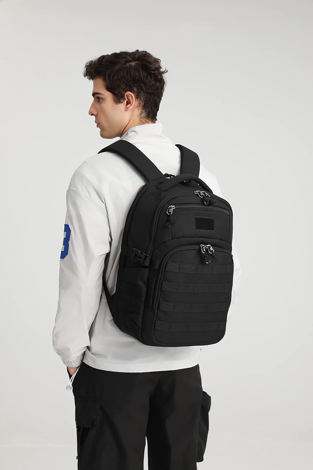 Quentin 25L Tactical Outdoor Backpack with MOLLE Webbing and Breathable Padded Straps