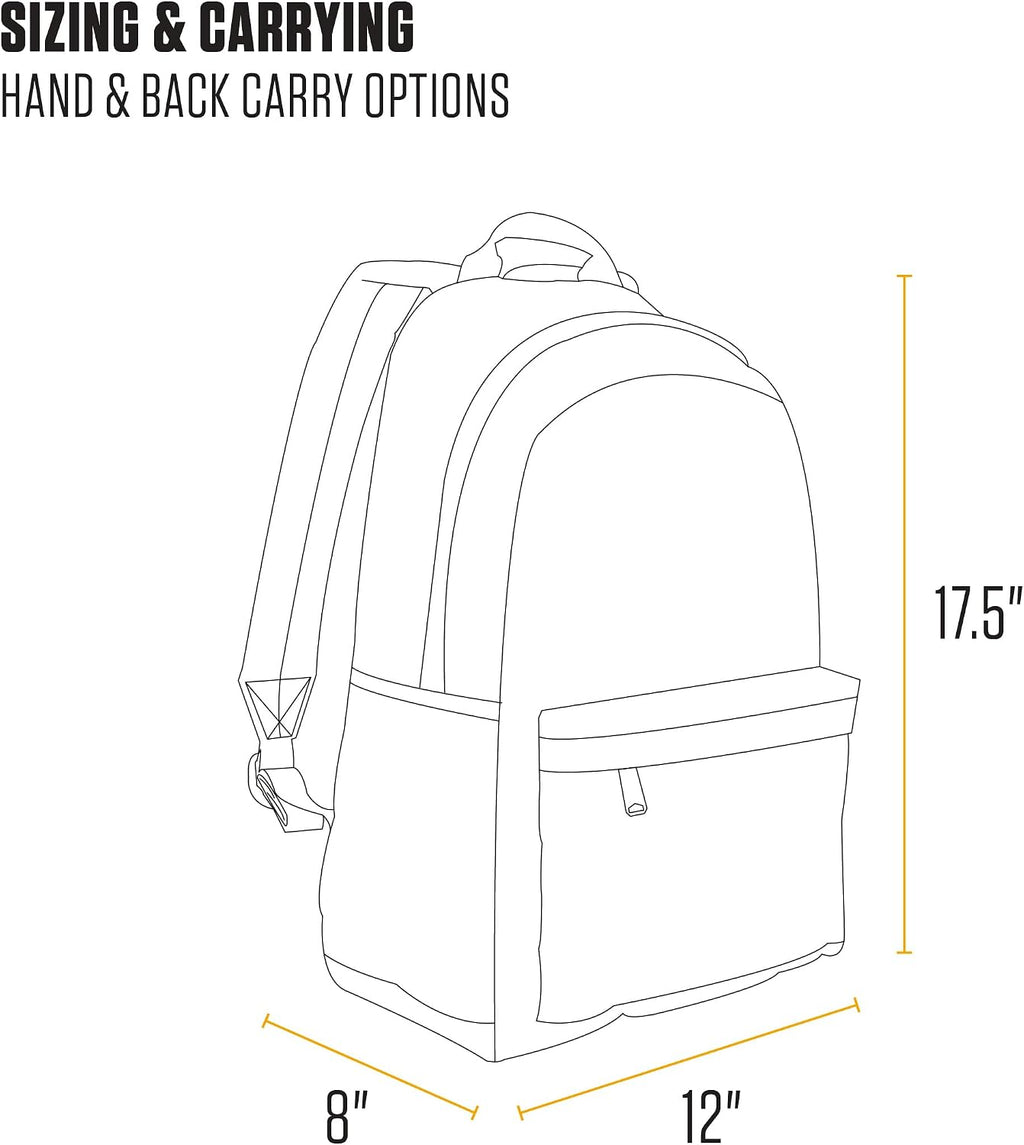 Talia 21L Water-Resistant Laptop Backpack with Reflective Details and Padded Straps