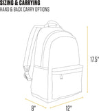 Talia 21L Water-Resistant Laptop Backpack with Reflective Details and Padded Straps