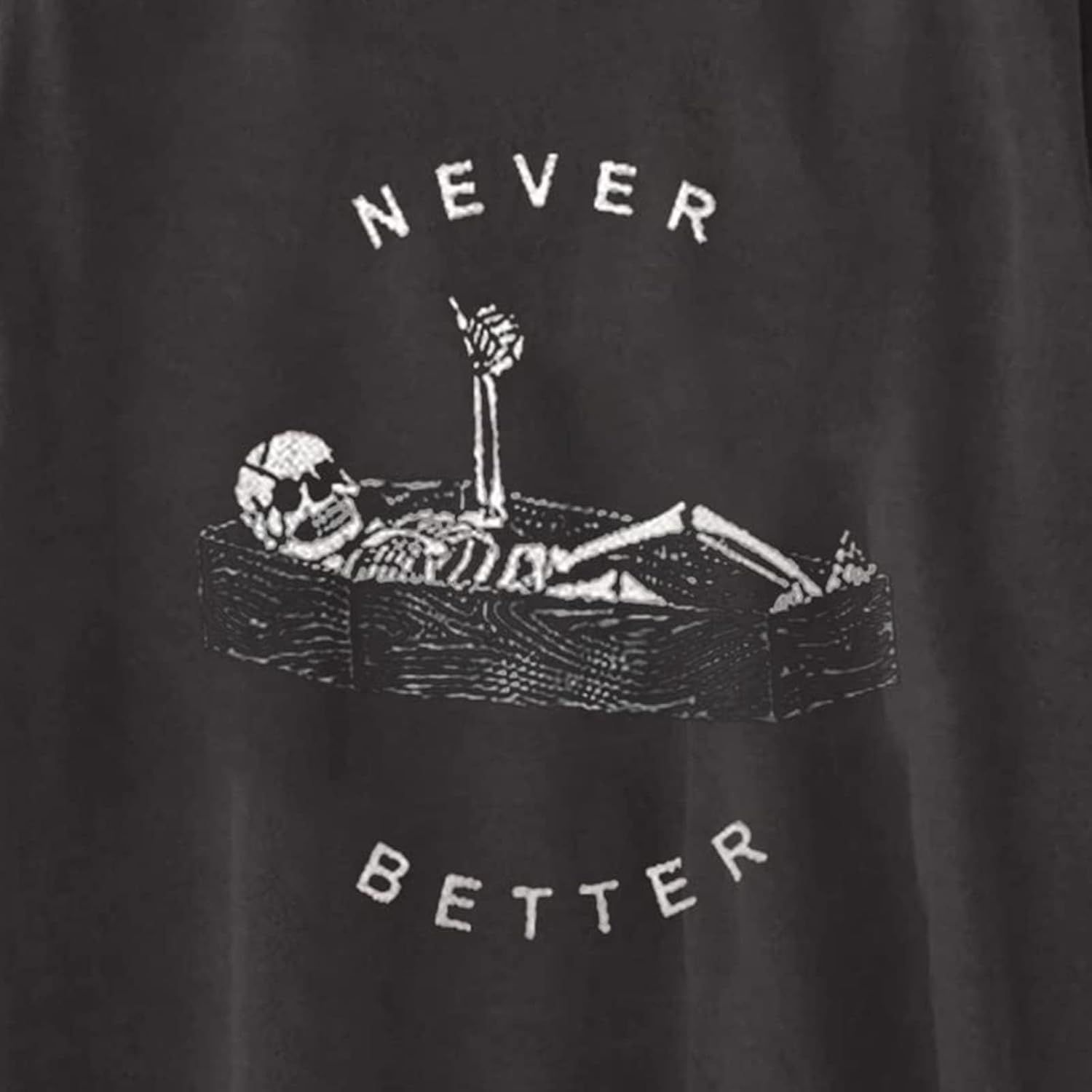 Odette - Oversized Vintage Graphic Cotton Blend T-Shirt Casual Summer Loose Fit Tee