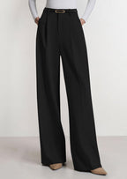 Anaëlle Women's High-Waisted Wide Leg Tailored Palazzo Trousers