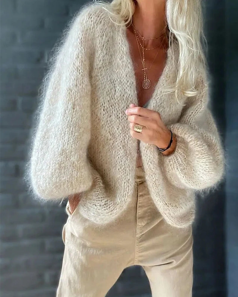 Odessa Women's Soft Knit Cardigan – Cozy Open-Front Sweater with Timeless Everyday Style