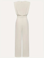 Giselle Women's High-Waisted Straight Leg Jumpsuit – Elegant Lightweight One-Piece Outfit