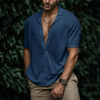 Leandro Men’s Linen Shirt – Breathable Summer Button-Up with Relaxed Fit