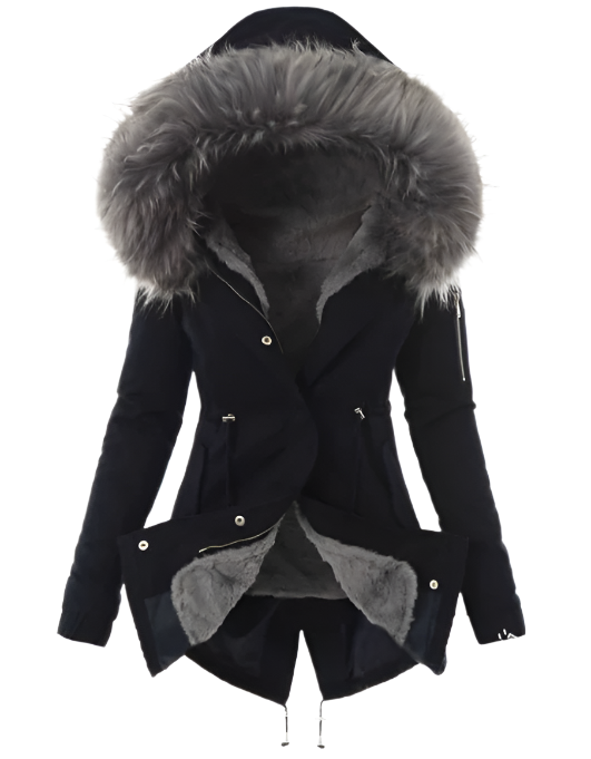 Hazel Women's Insulated Winter Coat – Long Warm Jacket with Thermal Protection & Elegant Fit