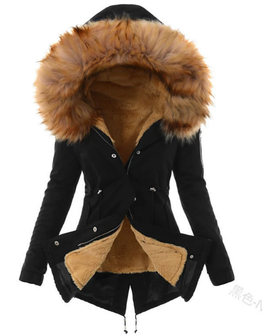 Hazel Women's Insulated Winter Coat – Long Warm Jacket with Thermal Protection & Elegant Fit