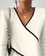 Sinead Women's Sweater – Luxe V-Neckline Sweater with Cozy Fit & Refined, Timeless Design