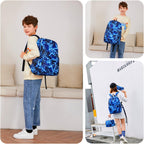 Orion Kids 17-Inch Lightning School Backpack with Laptop Sleeve and Padded Straps