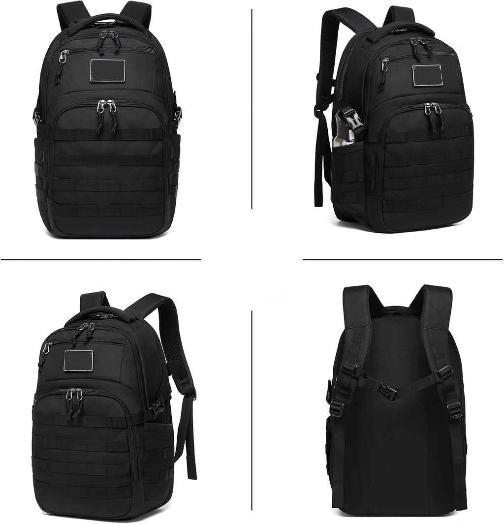 Quentin 25L Tactical Outdoor Backpack with MOLLE Webbing and Breathable Padded Straps