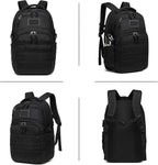 Quentin 25L Tactical Outdoor Backpack with MOLLE Webbing and Breathable Padded Straps