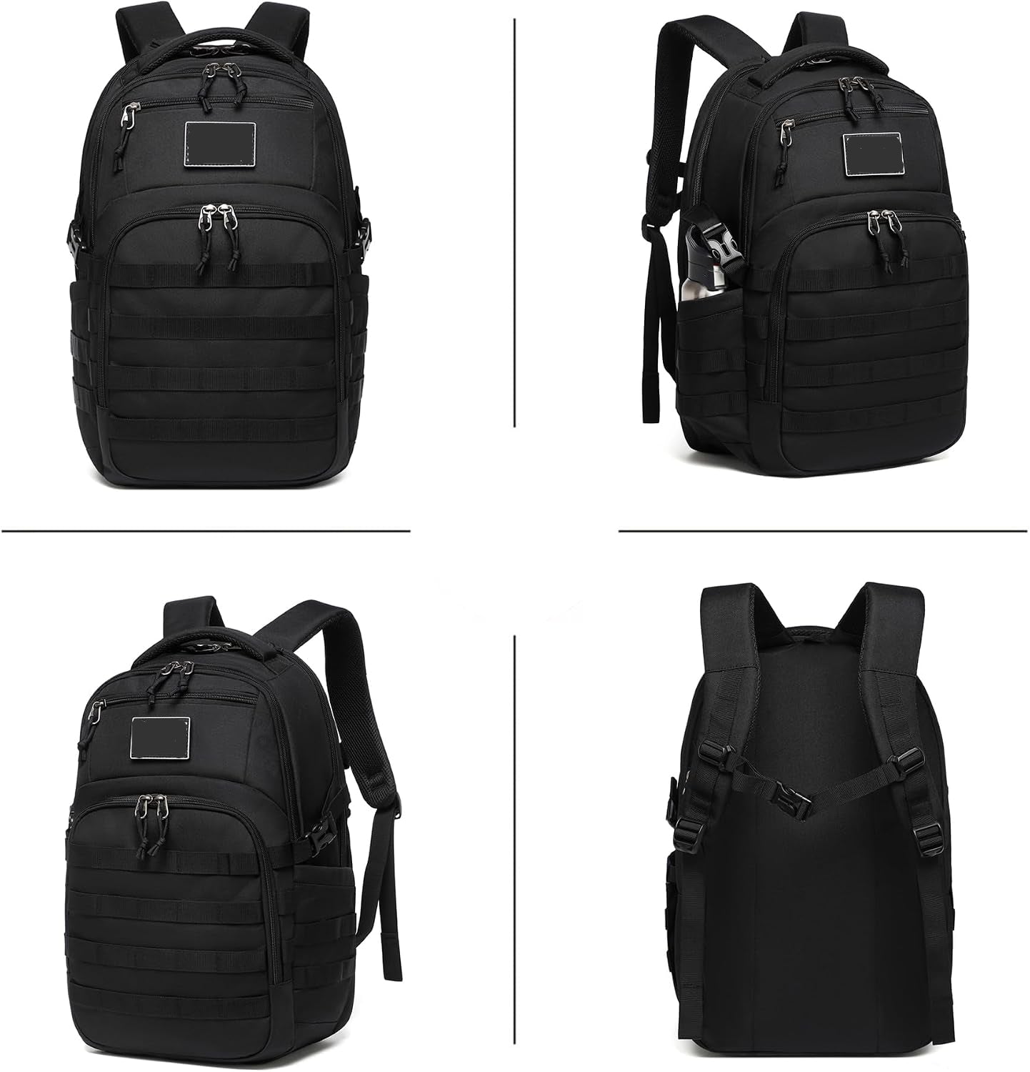 Quentin 25L Tactical Outdoor Backpack with MOLLE Webbing and Breathable Padded Straps
