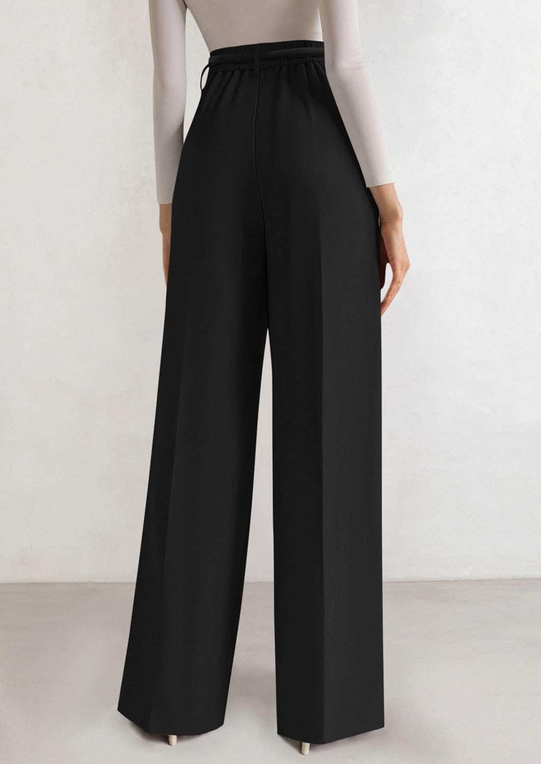 Anaëlle Women's High-Waisted Wide Leg Tailored Palazzo Trousers
